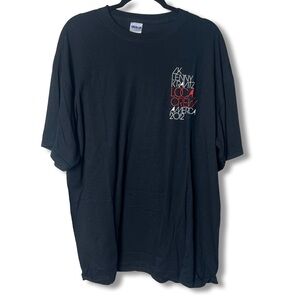 Lenny Kravitz Local Crew America 2012 Tour Band Tee Black Unisex Sz. XL